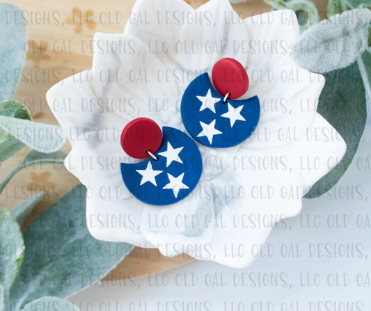 TN & Nash Cut Out Tri-Star Dangles