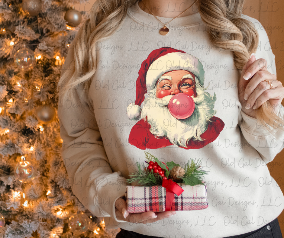 Vintage Santa with Bubblegum