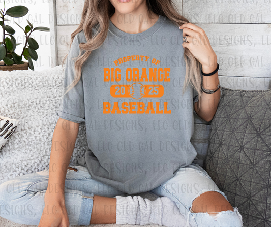 Property of Big Orange Baseball - YOUTH SIZES