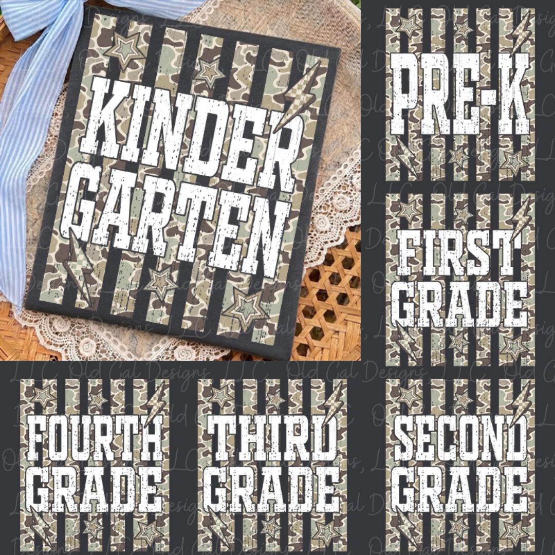 Camo Grade Level Tee