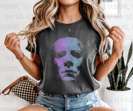 Retro Halloween Character Face - Michael