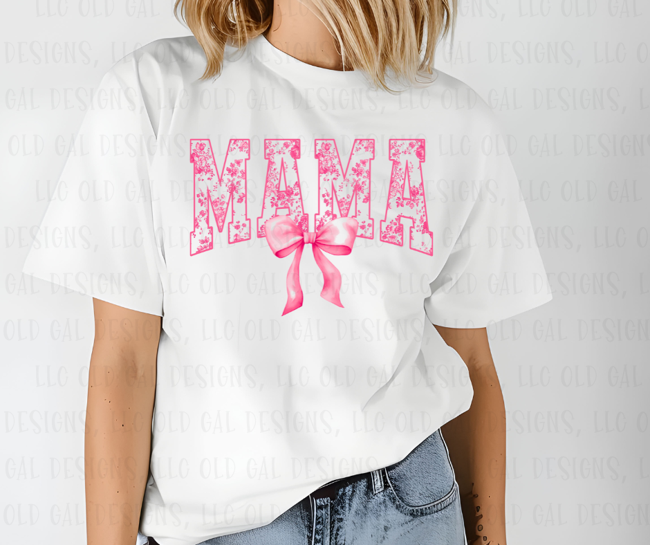 Mama Floral Toile - Pink