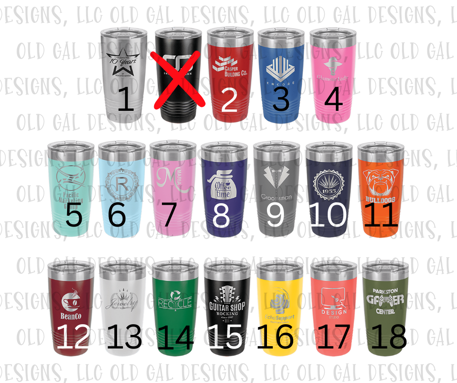 Engraved 20 oz. Polar Camel Ringneck Tumbler