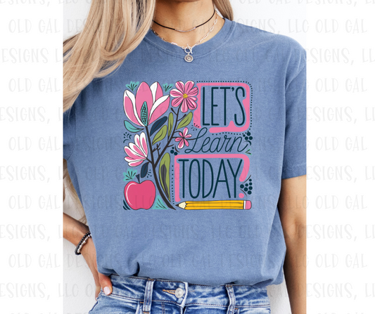 Let's Learn Today Floral