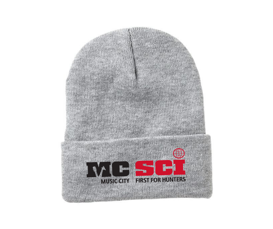 Sherpa Lined 12" Cuffed Beanie