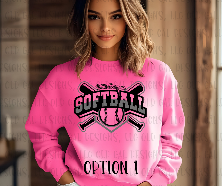 White Dragons Parent Shirts - Option 1 - YOUTH SIZES