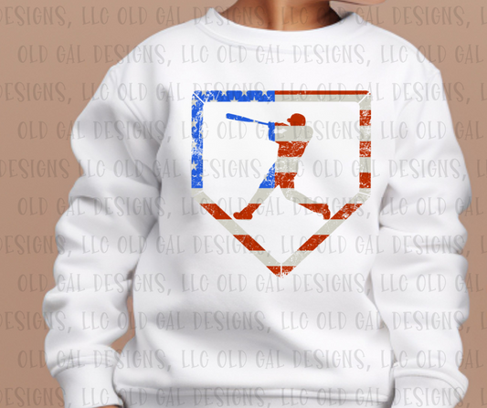 American Flag Baseball