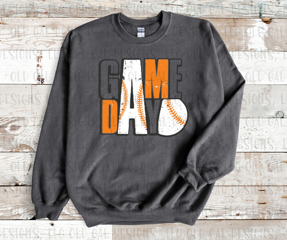 Orange and Gray Game Day - Baseball