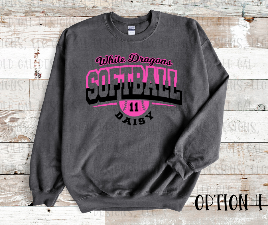 White Dragons Parent Shirts - Option 4