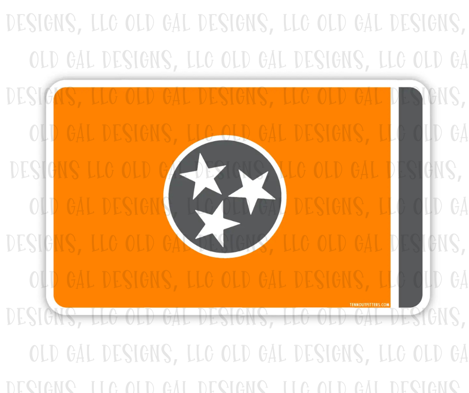 Tennessee Orange Flag Sticker