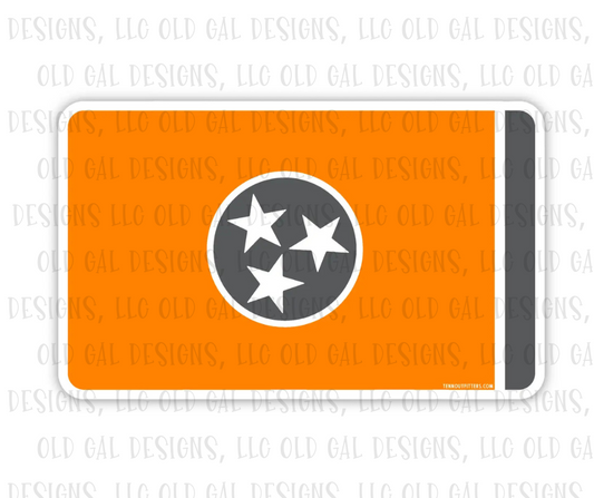 Tennessee Orange Flag Sticker