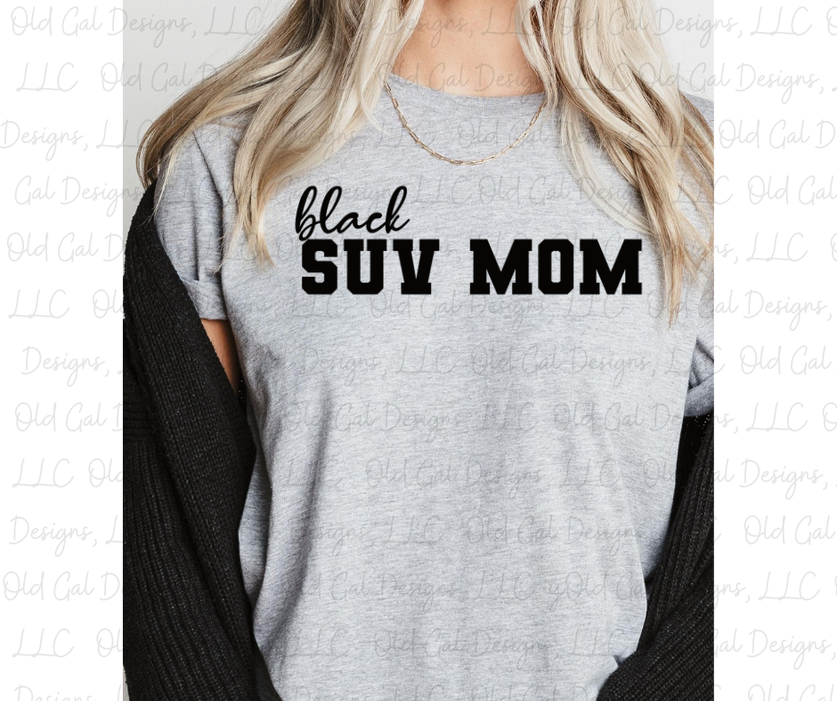 Black SUV Mom