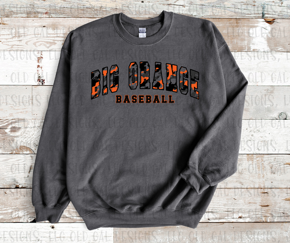 Big Orange Baseball - Camo - YOUTH SIZES