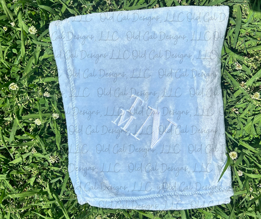 Monogrammed Baby Blanket