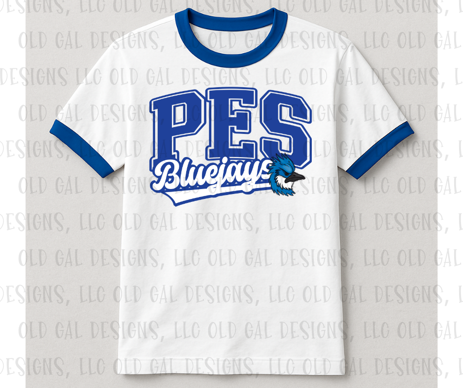 PES Bluejays with Funky Bird