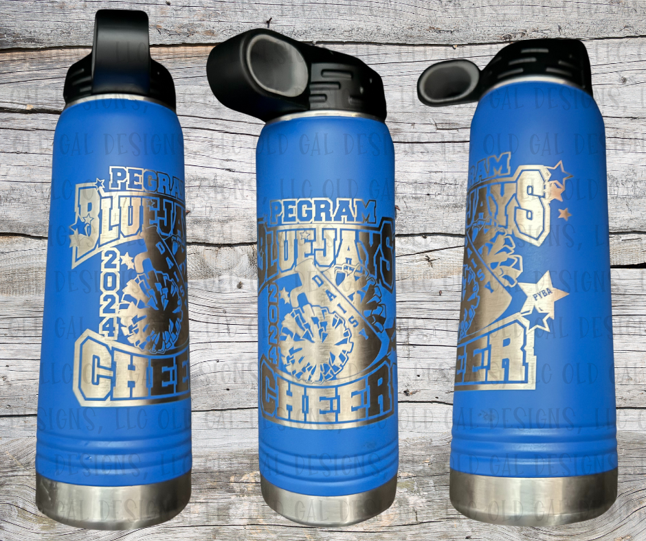 Bluejays Cheer 20 oz. Waterbottle