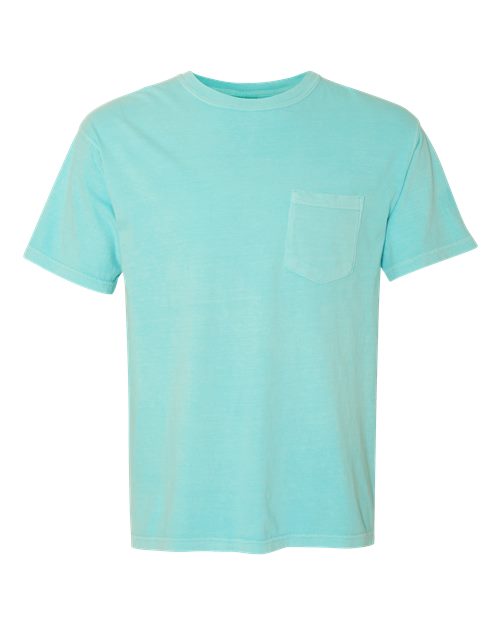 Mystery Tee Sale - Comfort Colors - Chalky Mint - POCKET TEE! (Not for a print, would need to be pocket embroidered or plain) - LARGE
