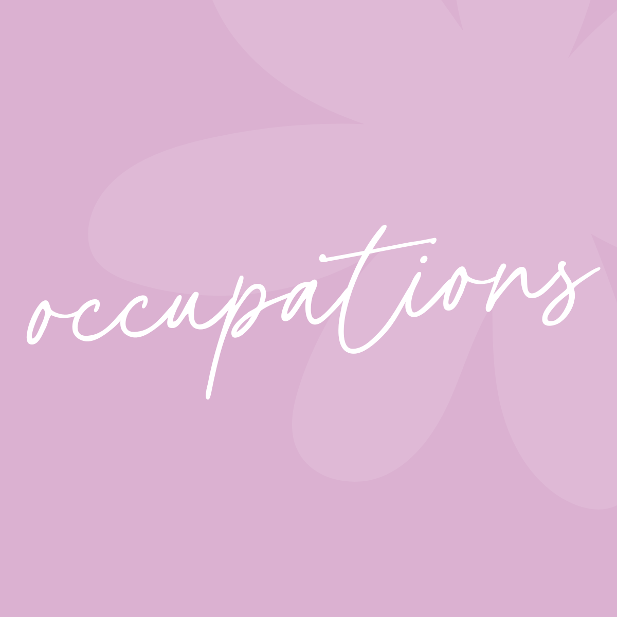 Occupations