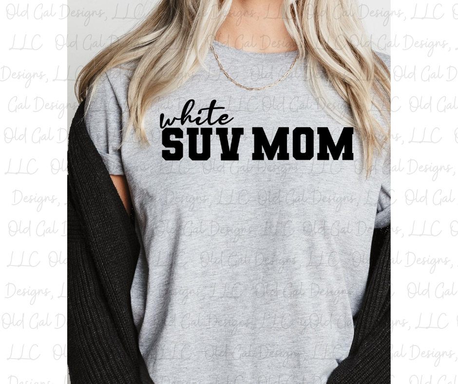 White SUV Mom