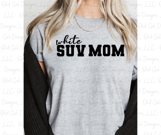 White SUV Mom