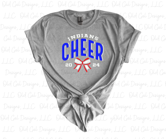 Indians Cheer 2024 with bow - Adult Sizes