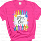 Personalized Crayons and Notebook Paper