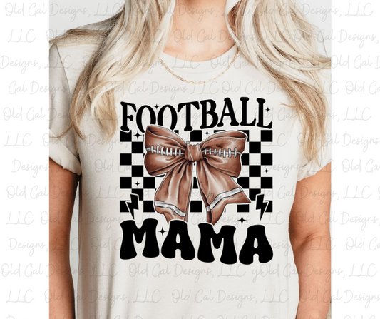 Football Mama with Bow