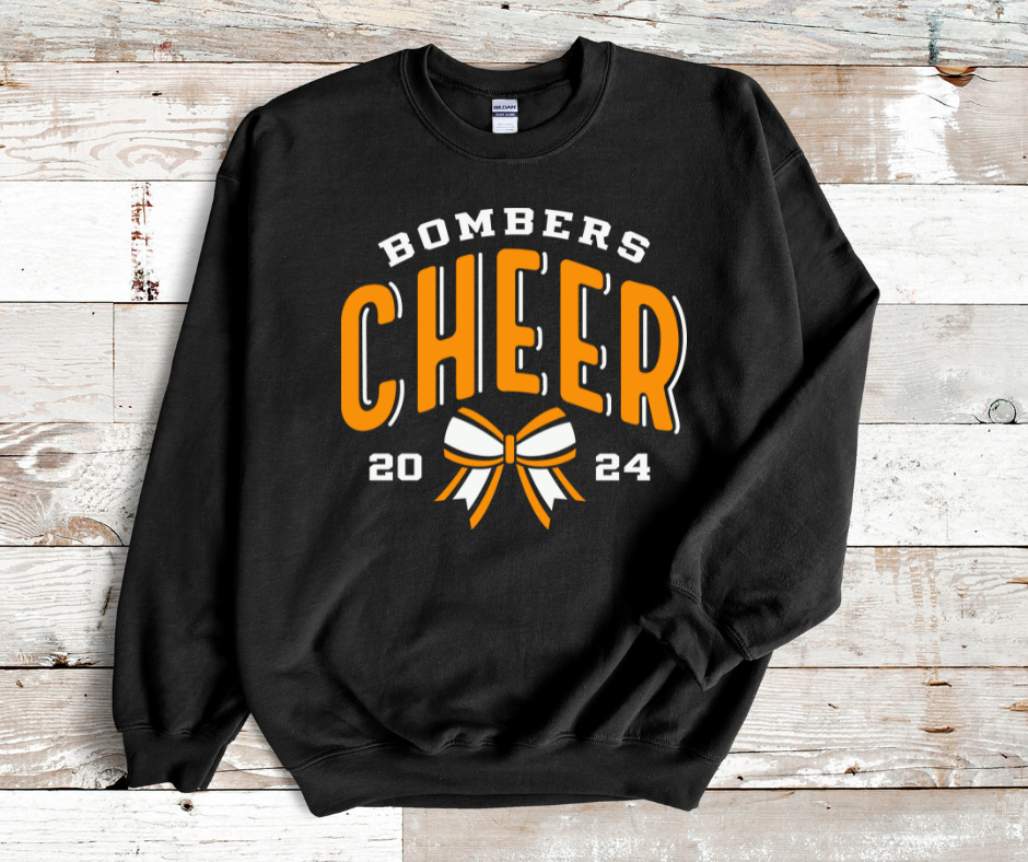 Bombers Cheer 2024 with bow - Adult Sizes