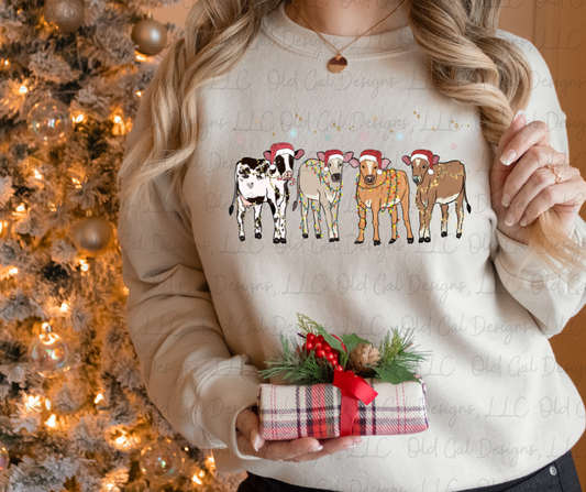 Christmas Cows