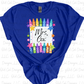 Personalized Crayons and Notebook Paper