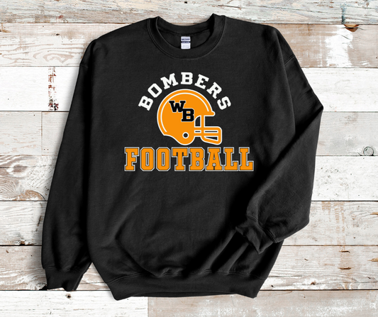 Bombers Football with Helmet - Youth Sizes