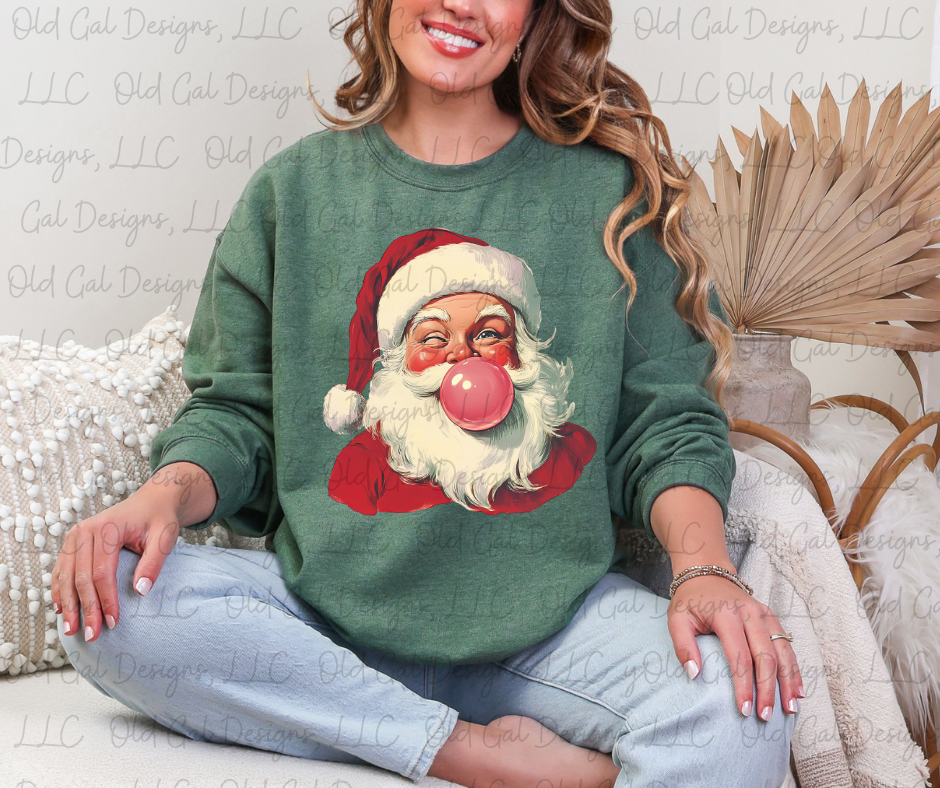 Vintage Santa with Bubblegum