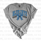 Bluejays Checkered Ribbon