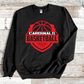 Cardinals Basketball Badge Logo YOUTH SIZES