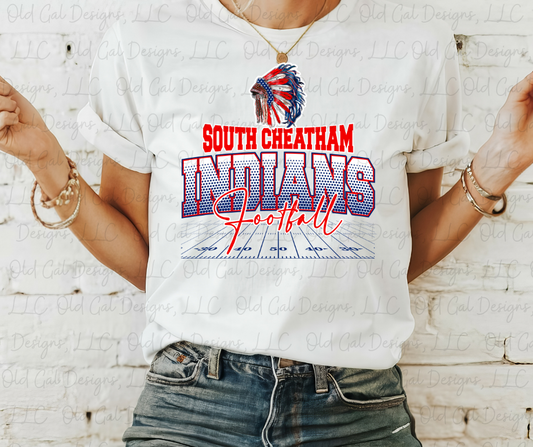 South Cheatham Indians Football (New Version)- Adult Sizes