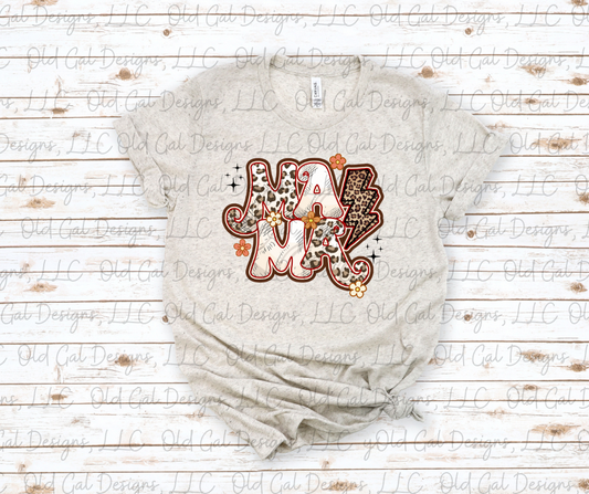 Retro Leopard Mama