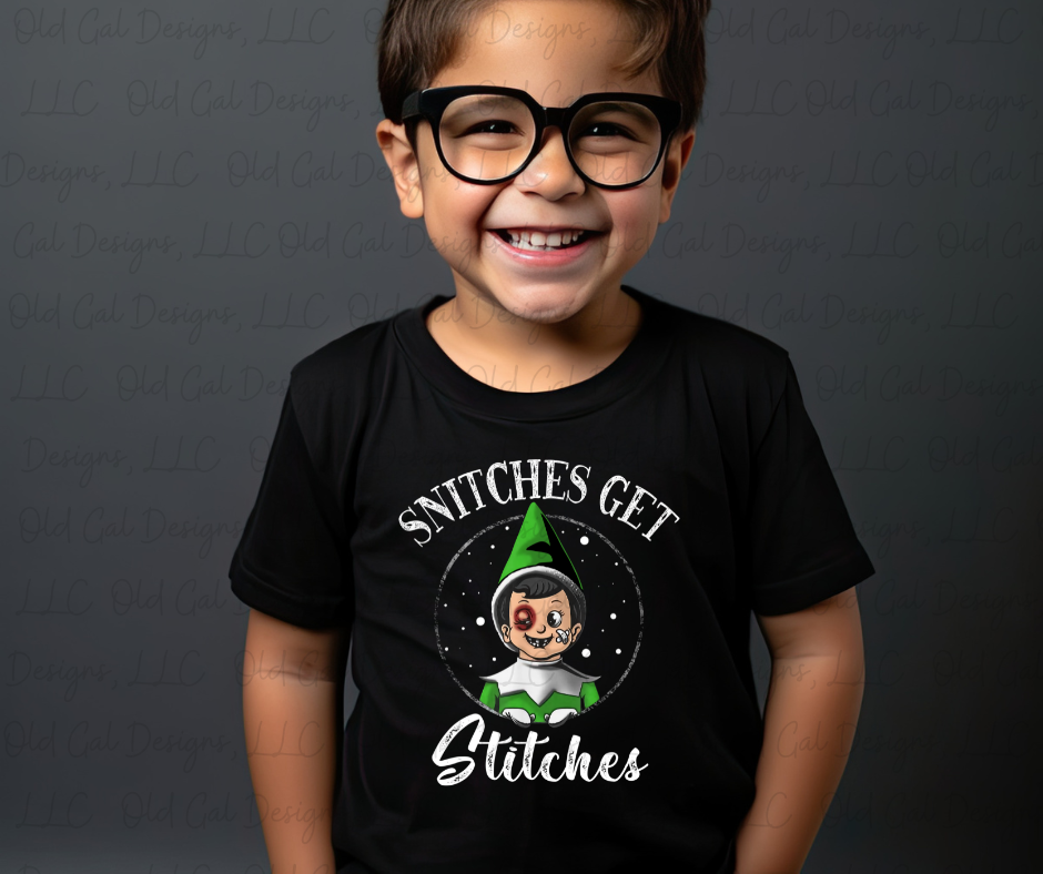 Snitches Get Stitches YOUTH SIZES