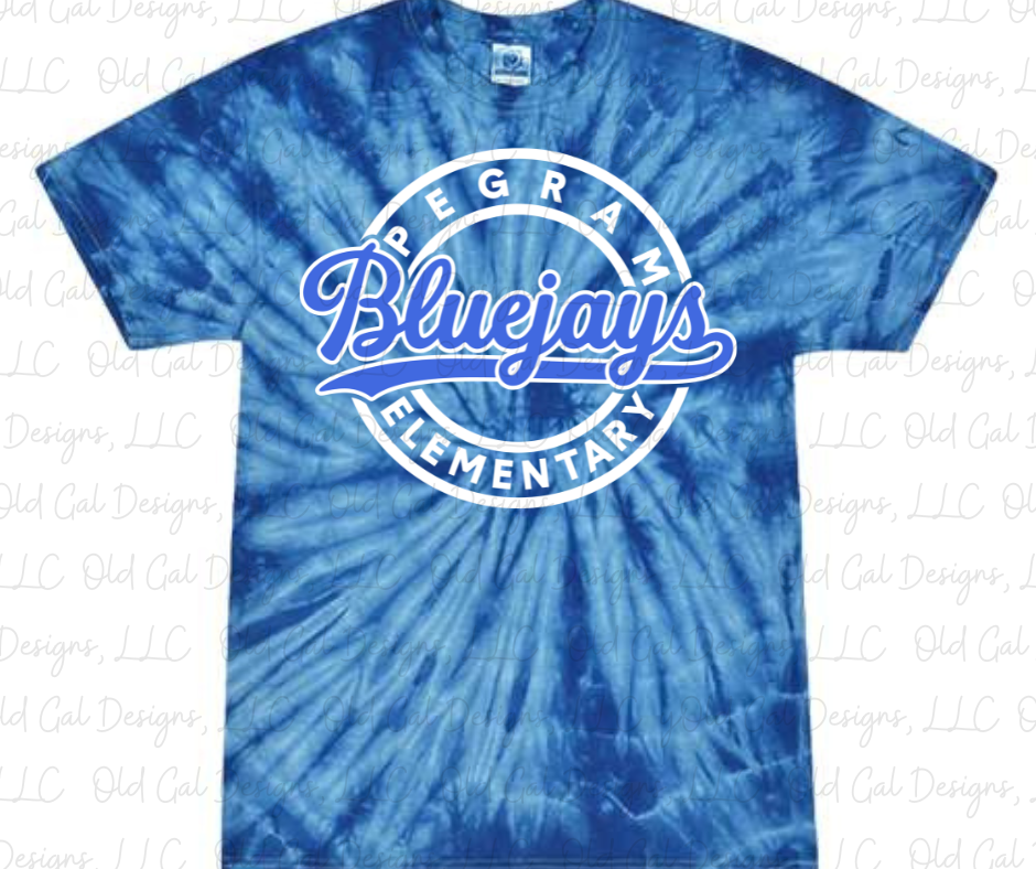 Tie Dye - Pegram Bluejays