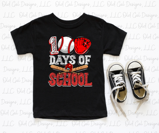 100 Days of School - Baseball