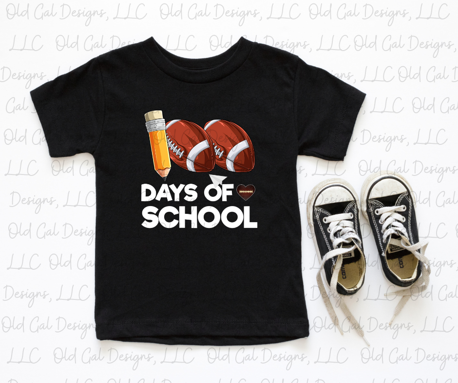 100 Days of School - Football