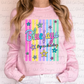 Neon Coquette Floral - Bluejays