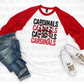 Cardinals Stacked Ribbon YOUTH SIZES