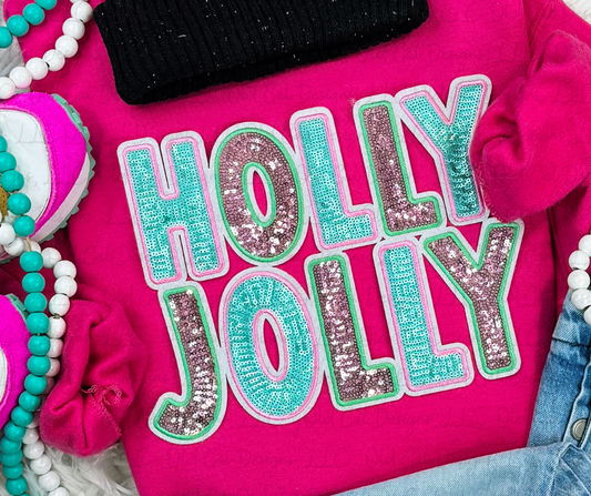 Holly Jolly Sequin Sweatshirt