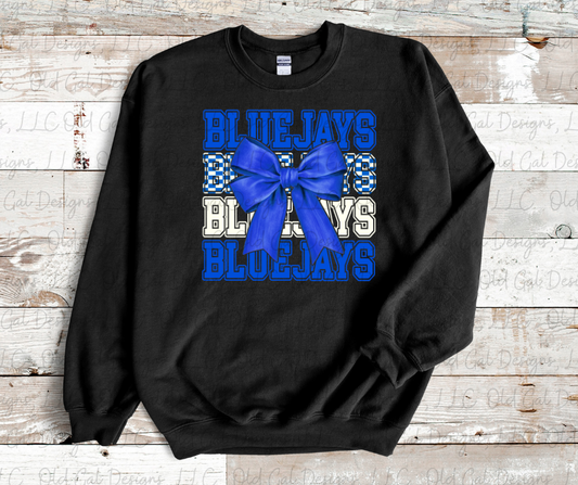 Bluejays Ribbon LONG SLEEVE TEE - RTS