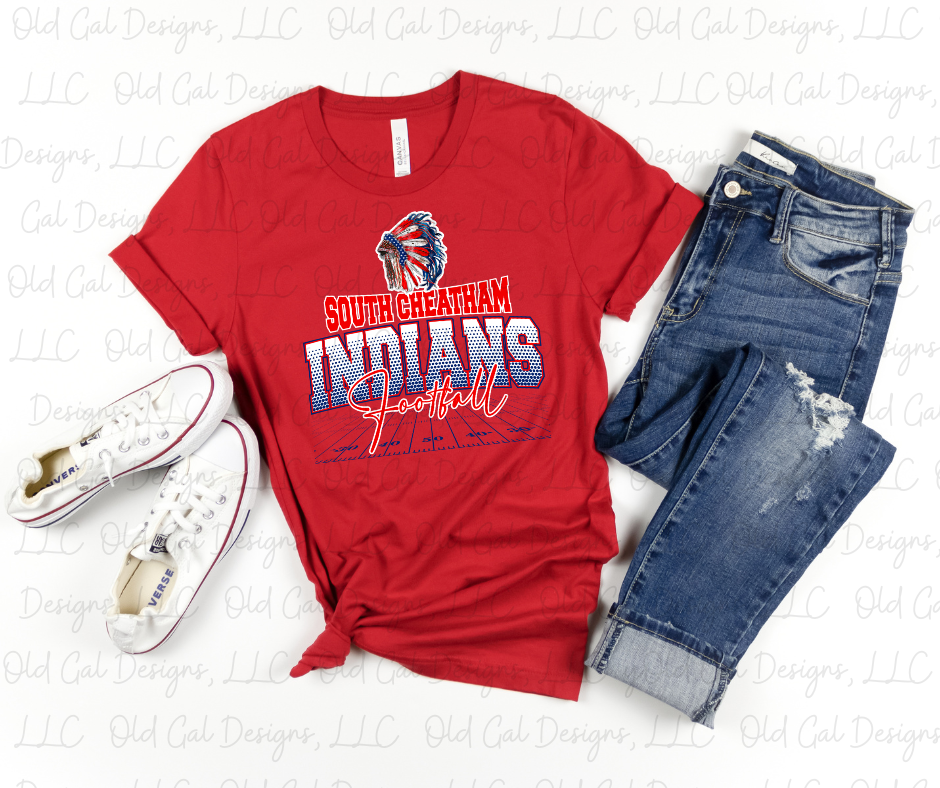 South Cheatham Indians Football (New Version) - Youth Sizes