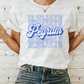 Stacked Pegram Bluejays - All Blue Design