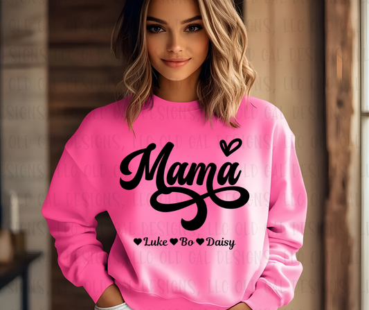 Personalized Mama Shirt