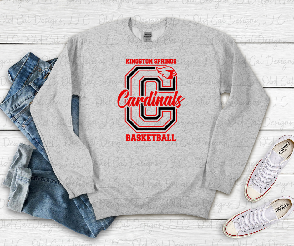 Kingston Springs Cardinals Basketball YOUTH SIZES