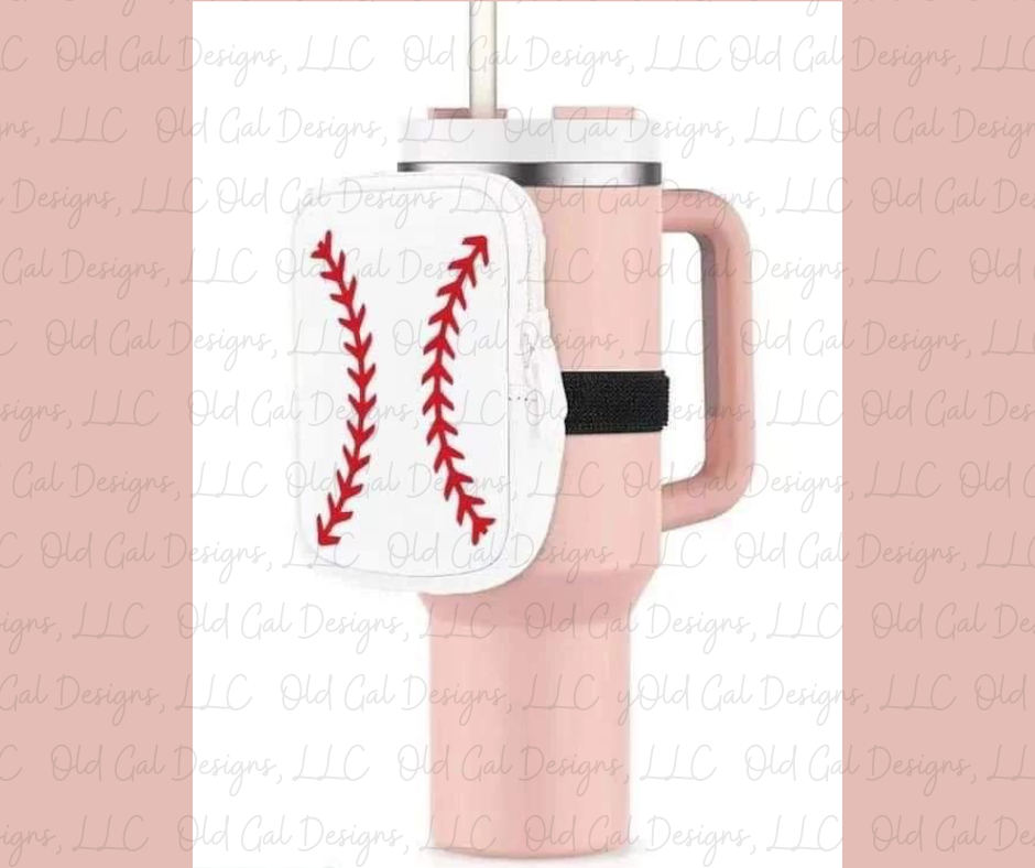 Water Bottle Pouch - Baseball