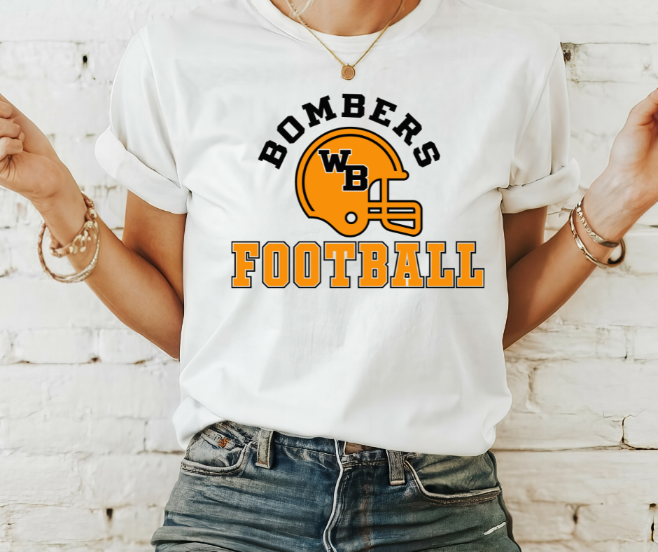 Bombers Football with Helmet - Adult Sizes